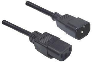 Kitchen appliance wholesaling - household electric: 10A/250V IEC (M) to IEC (F) 1.8m Power Cord - Bulk