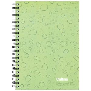 Collins Notebook Outdoors A5 Waterproof Side Opening 100 Leaf