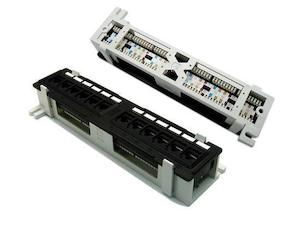 DYNAMIX Mini 12 Port Patch Panel, Cat5e T568A & T568B