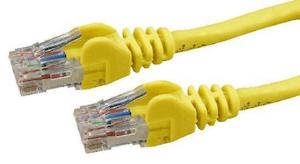 DYNAMIX 0.75m Cat6 Yellow UTP Patch Lead (T568A Specification)