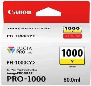 Kitchen appliance wholesaling - household electric: Canon PFI-1000Y Yellow Ink Tank