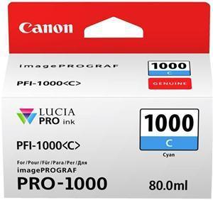 Kitchen appliance wholesaling - household electric: Canon PFI-1000C Cyan Ink Tank