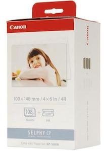 Kitchen appliance wholesaling - household electric: Canon KP-108IN Selphy 6x4 Photo Paper & Ink Kit - 108 Sheets