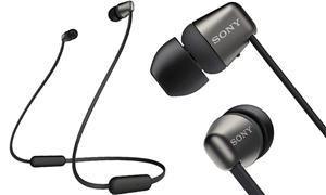 Sony WIC310B Wireless In-ear Headphones Black