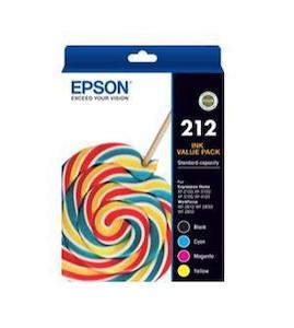 Kitchen appliance wholesaling - household electric: Epson 212 Value Pack BK/C/M/Y Ink Cartridges