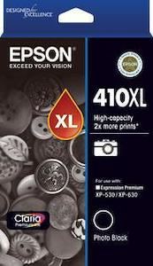 Epson 410XL Photo Black High Yield Ink Cartridge