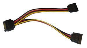 Digitus SATA Power to 2x SATA Power 0.15m Cable