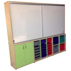 Classroom Sliding Whiteboard Unit