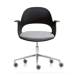 Kitchenware wholesaling: Mobel Alava Chair with Wheeled Chrome Base