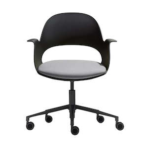 Alava Chair with Black Wheel Base