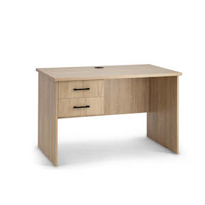 Mobel Oki Straight Desk with Drawers