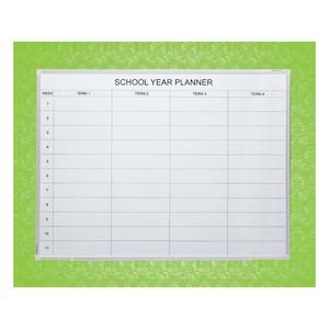 School Year Planner Porcelain Magnetic Whiteboard