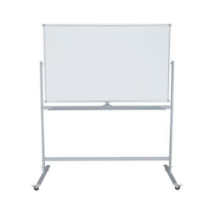 Mobile Pivoting Double-Sided Magnetic Porcelain Whiteboard