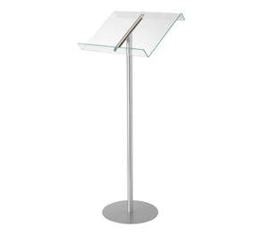 Manhattan Acrylic Lectern Floor Stand