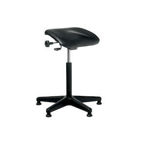 Buro Posturite Black Vinyl Stool