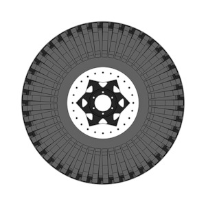 16" DIY Beadlock Kit - 6pt Star