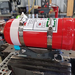 Film and video production: Quick Release Fire Extinguisher Mount