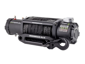 Winch: Frontier Winch 9,500lb Synthetic Rope