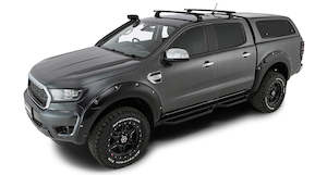 Ford Ranger Px1 Px2 Px3 Raptor: Vortex RCH Black 2 Bar Roof Rack - Ford Ranger PX1/2/3 & Raptor