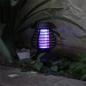 Internet only: LED Solar Mosquito Zapper Lantern