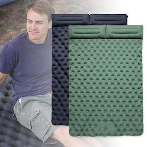 Inflatable Sleeping Mat with Pillow Built in Pump