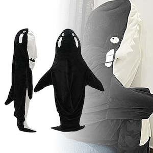 Adult Wearable Whale Blanket Onesie