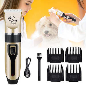 USB Cordless Electric Dog Hair Clipper Set