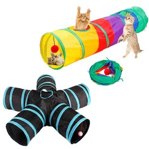 Internet only: Collapsible Pet Cat Tunnel Tube