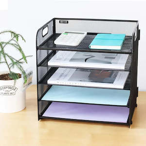 5 Tier Paper Letter Tray Organizer