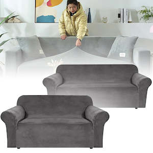 Internet only: Velvet Sofa Cover