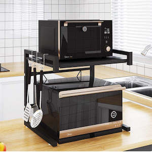 Internet only: Expandable Kitchen Microwave Oven Rack - 2 Tier