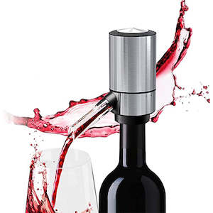 Automatic Electric Wine Aerator Pourer with Retractable Tube for One-Touch Insta…