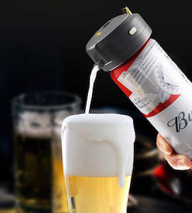 Internet only: Portable Canned Beer Foamer Machine Enhance The Taste & Pour Easy