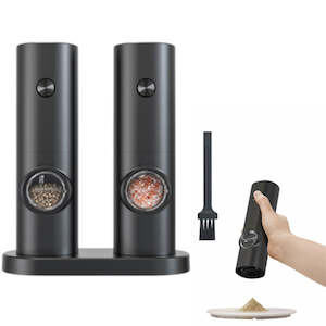 Internet only: Electric Salt & Pepper Grinder Set