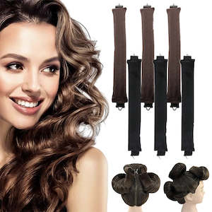 Heatless Hair Curling Rod Headband -3Pcs