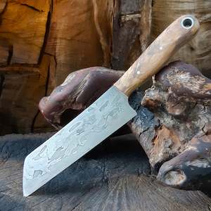 Knives By Benjamin Madden: Chainsaw Chain Kitchen Chopper