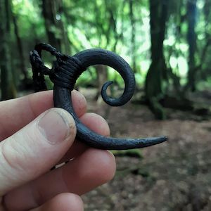 Koru Pendant - Iron