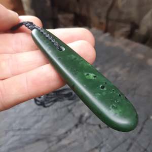 Roimata Drop Pendant - Pounamu