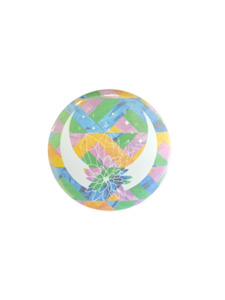 44mm Pin Back Crystal Moon Badge