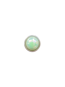 12mm Reflective Light Green Pastel Snap