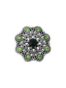 Products: 20 mm Green Flower Snap