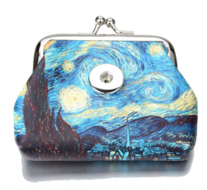 Small Vincent van Gogh Starry Night Coin Purse