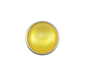 12mm Yellow Cats Eye Snap