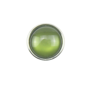 12mm Green Cats Eye Snap