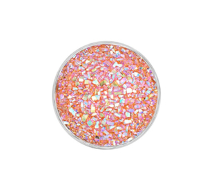 20 mm Peach Glitter Snap