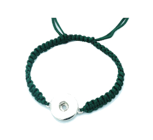 20 mm Green Macrame Bracelet