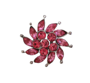 20 mm Pink Decorative Snap