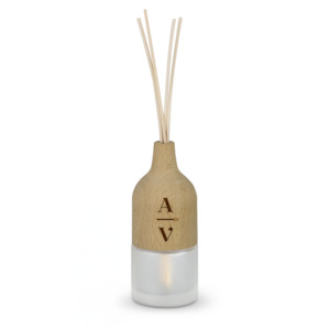 Serif Monogram Wooden Reed Diffuser