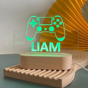 Game Controller GamerTag Night Light