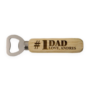 #1 Dad Personalised Bottle Opener